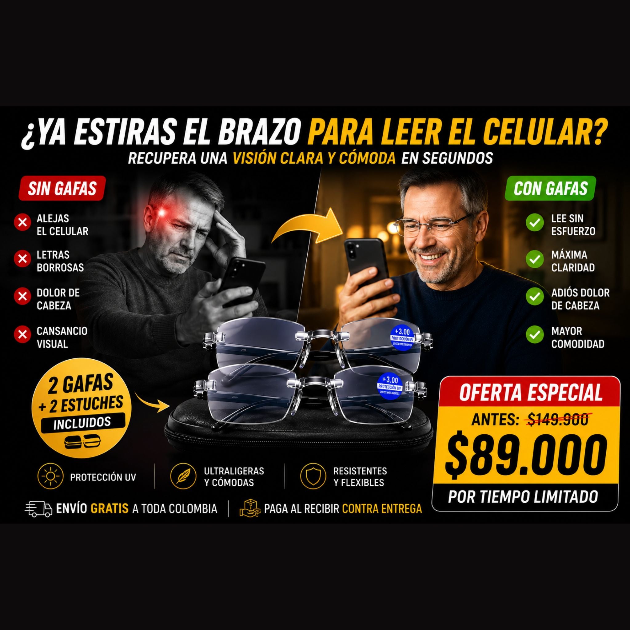 🚨 ¿YA ESTIRAS EL BRAZO PARA LEER EL CELULAR?